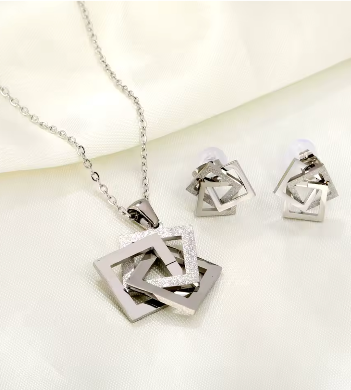 Waterproof Stainless Steel Jewelry Set for Women