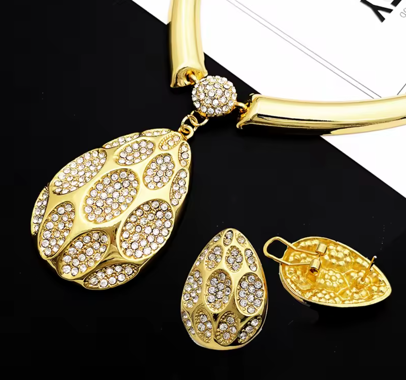 New Dubai Fashion Necklace & Earrings Set for Women